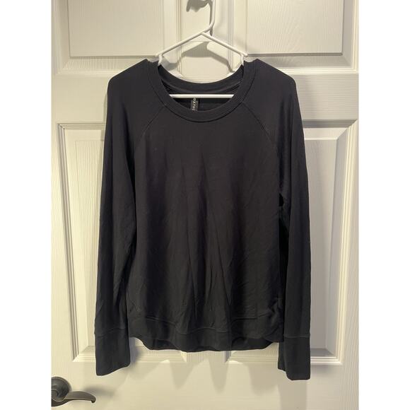 Athleta Tops - Athleta Mindset Sweatshirt Womens M Black Soft Modal Crewneck Pullover S/472751